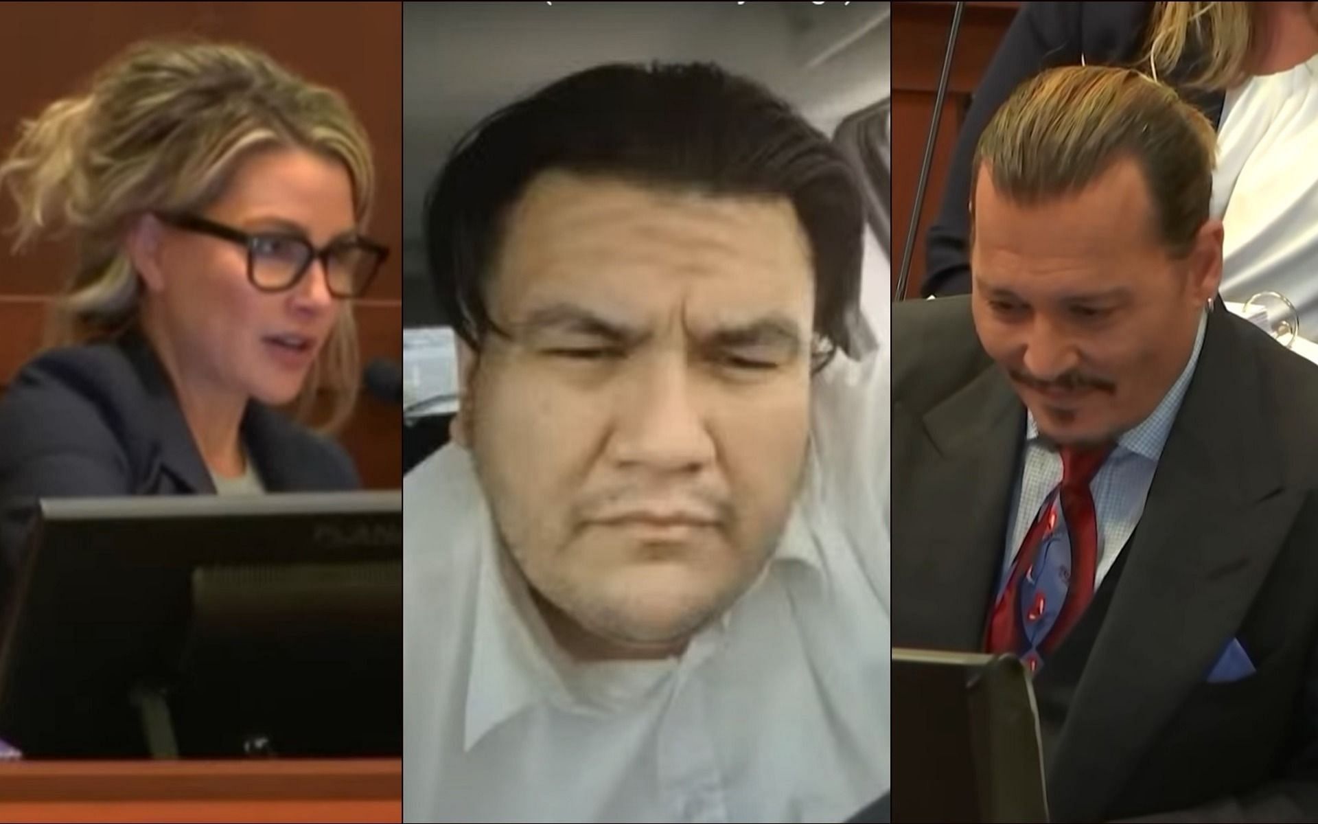 The funniest moments that happened during the proceedings of the Johnny Depp trial (Image via Daily Mail and Law&amp;Crime Network on YouTube)