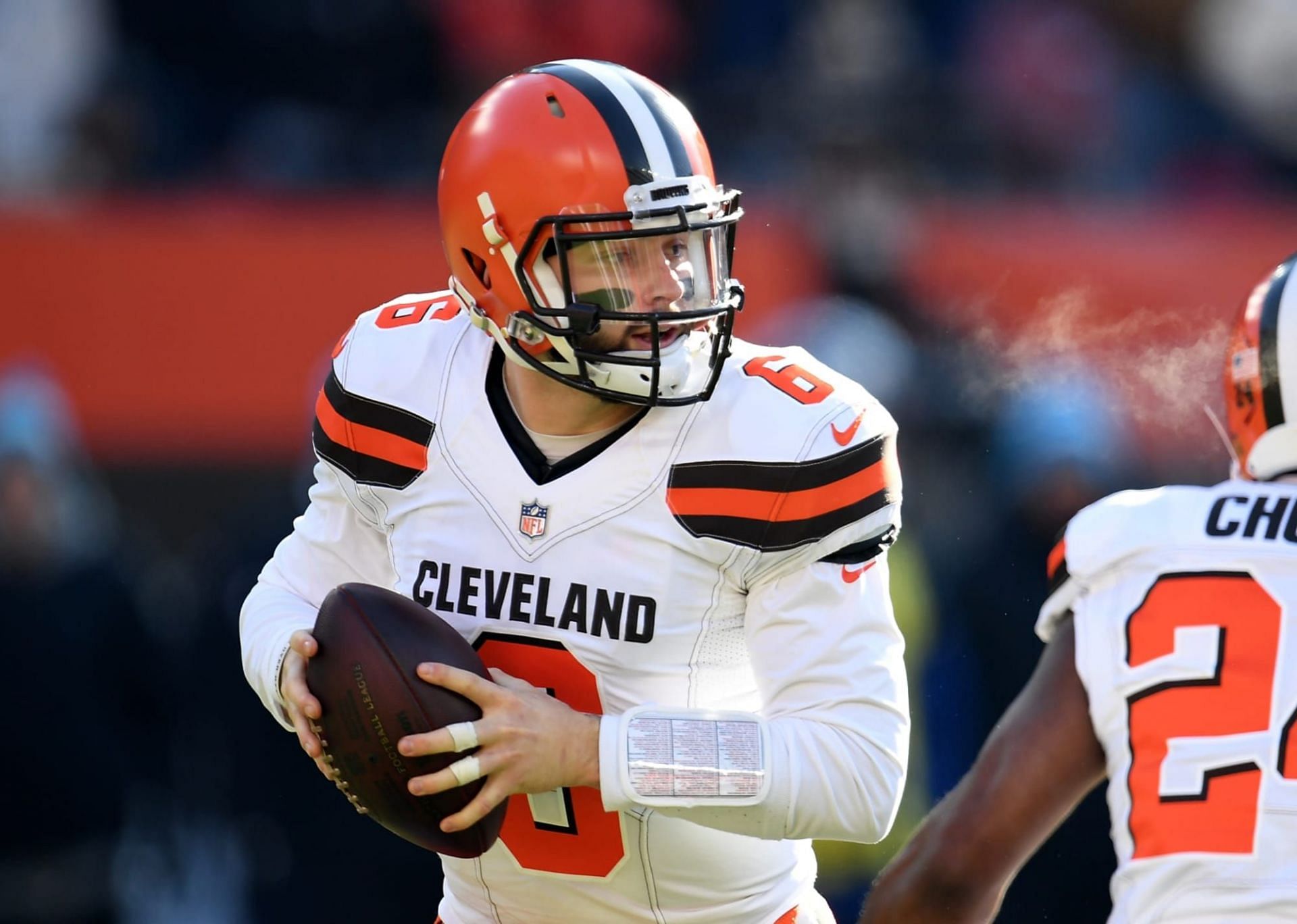 Baker Mayfield in action for the Cleveland Browns