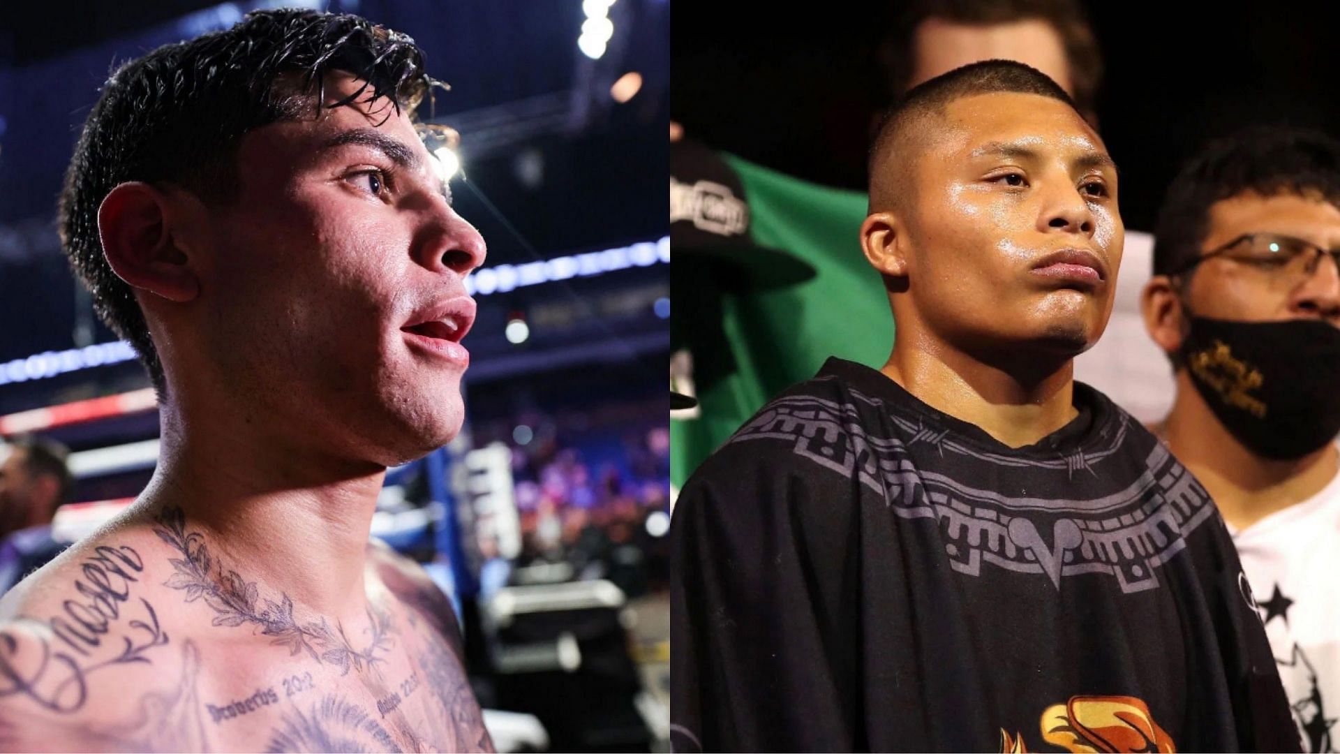Ryan Garcia (left), Isaac Cruz (right) [images courtesy of Getty]