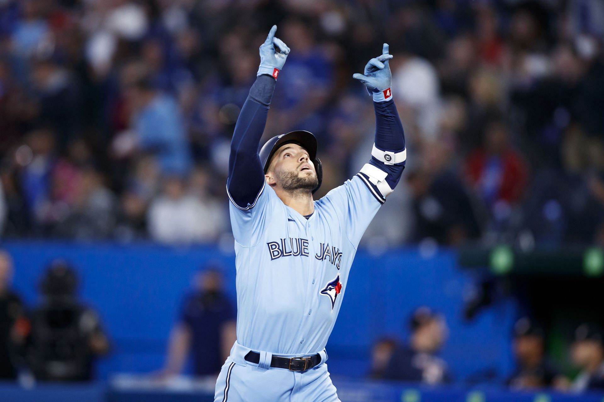 Toronto Blue Jays outfielder George Springer is doing wonders for the club out of the leadoff spot