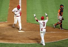 "I'm definitely gonna go with Trouty, Shohei, Aaron Judge, and Jared Walsh" - Los Angeles Angels 3B picks Mike Trout, Shohei Ohtani, and New York Yankees slugger Aaron Judge for his dream home run derby team