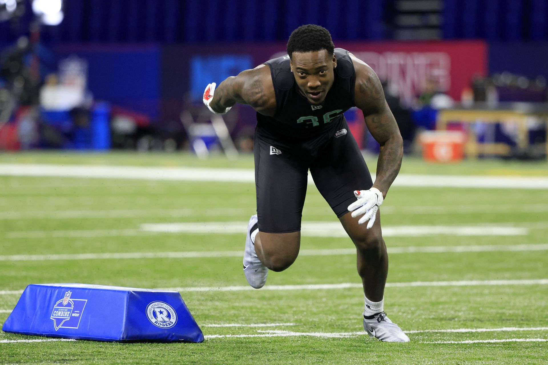 Quay Walker at the NFL Combine