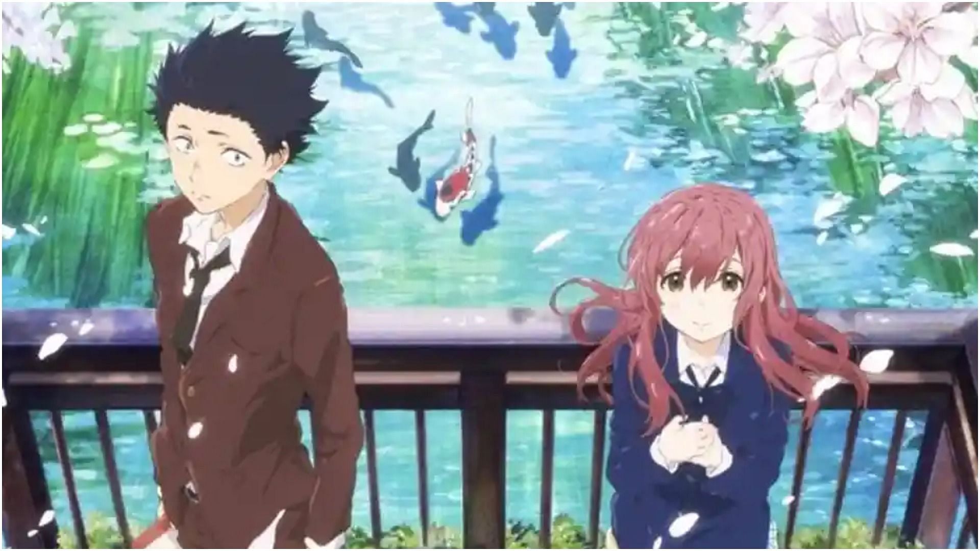 Ishida and Shoko as seen in A Silent Voice (Image via Kyoto Animation)