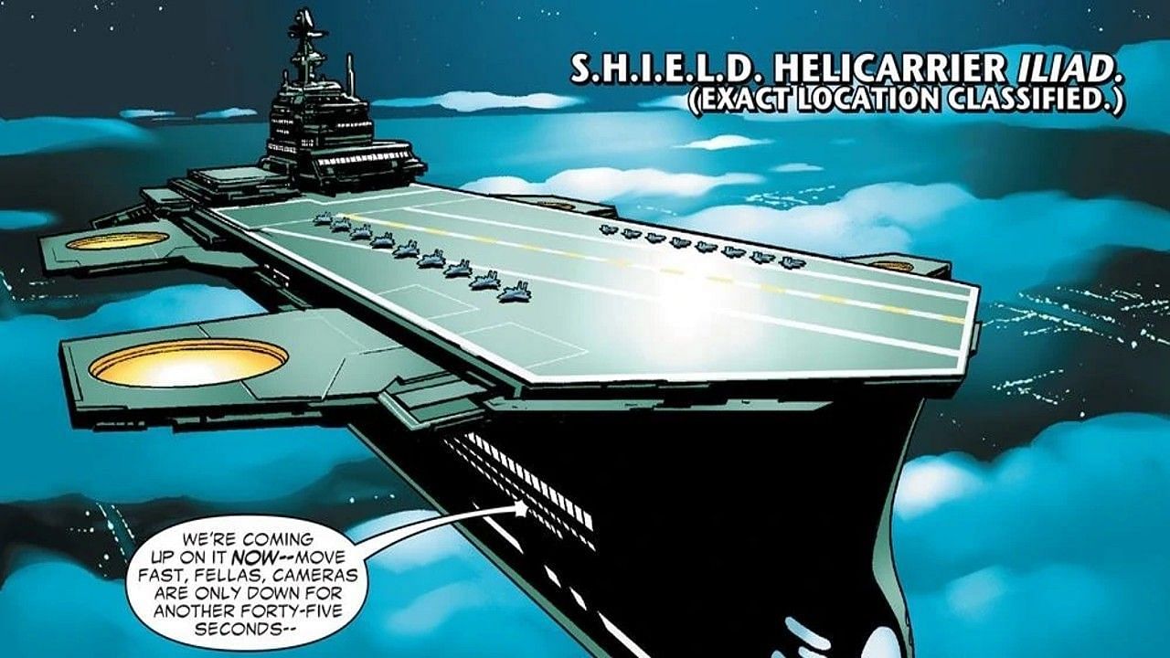 A helicarrier (Image via Marvel Comics)