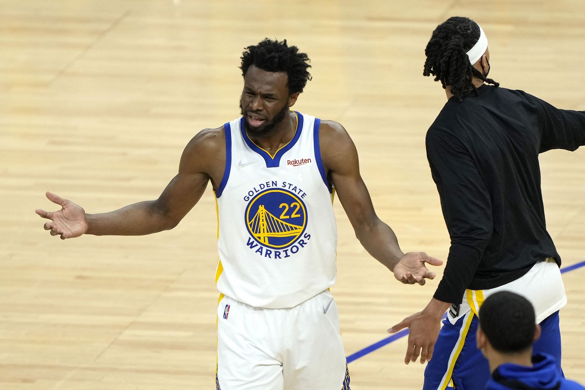 Andrew Wiggins of the Golden State Warriors in the NBA's Western Conference finals