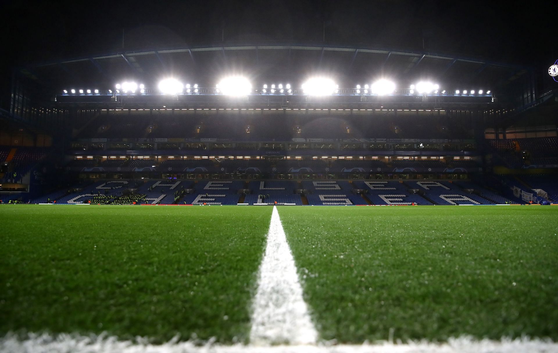 Chelsea Football Club - Stamford Bridge pitch