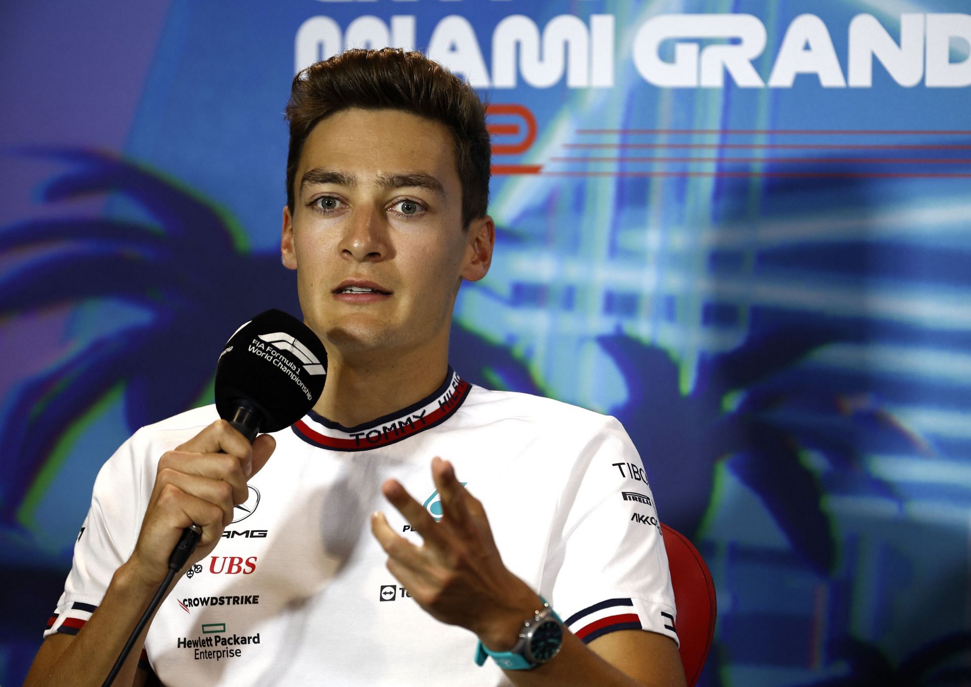 George Russell during the F1 Grand Prix of Miami - Practice