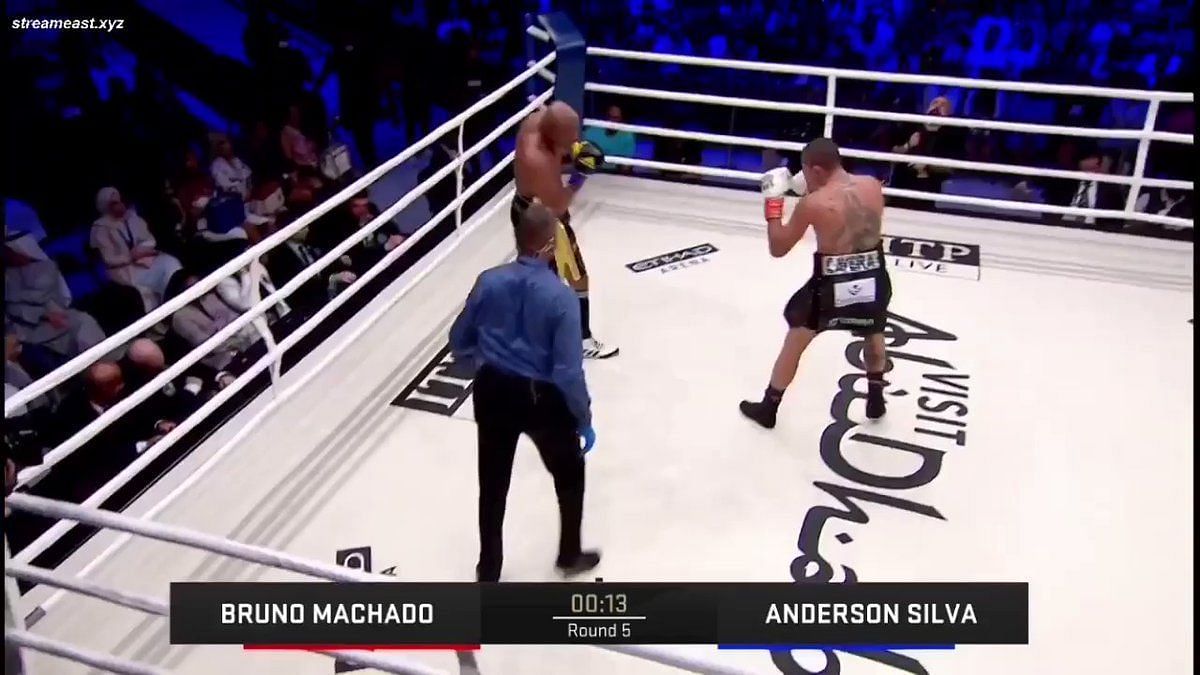 Did Anderson Silva win his fight tonight against Bruno Machado (21st May,  2022)?