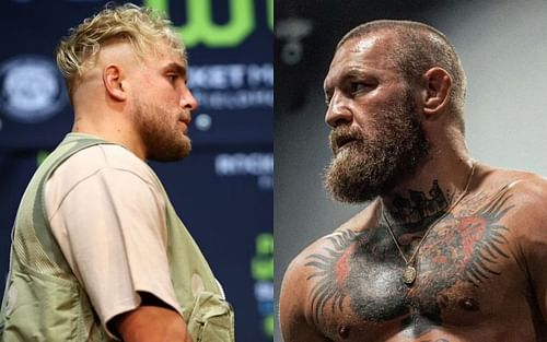 Jake Paul (left) and Conor McGregor (right)