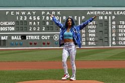 "Watch out Mariah Carey, watch out Snoop, watch out 50" - WWE star Sasha Banks throws the first pitch for Boston Red Sox, remembers Snoop Dogg, 50 Cent, and Mariah Carey's legendary first pitches