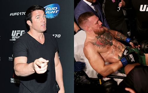 Chael Sonnen (L) and Conor McGregor (R)