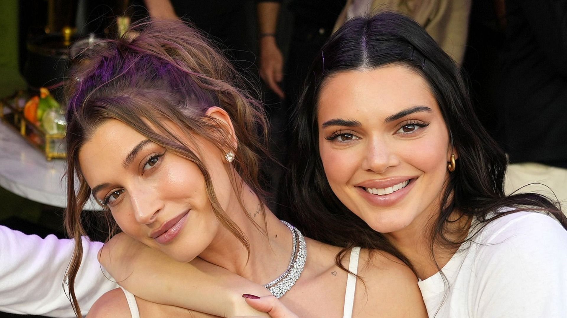 Kendall Jenner and Hailey Bieber were seen receiving NAD therapy during the latest episode of The Kardashians (Image via Kevin Mazur/Getty Images)