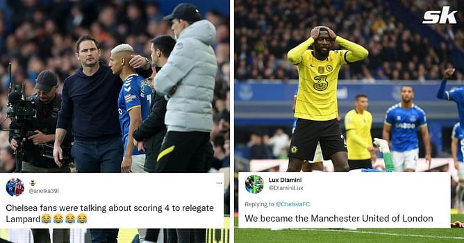 Twitter explodes as Frank Lampard and Everton stun Chelsea with 1-0 win at Goodison Park
