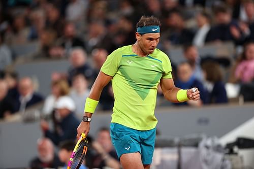 Rafael Nadal at the 2022 French Open - Day Four