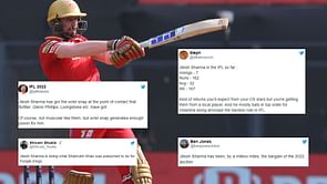 "Yusuf Pathan vibes", "Any day a better finisher than SRK!"- Fans hail Jitesh Sharma for playing a blinder against RR in IPL 2022