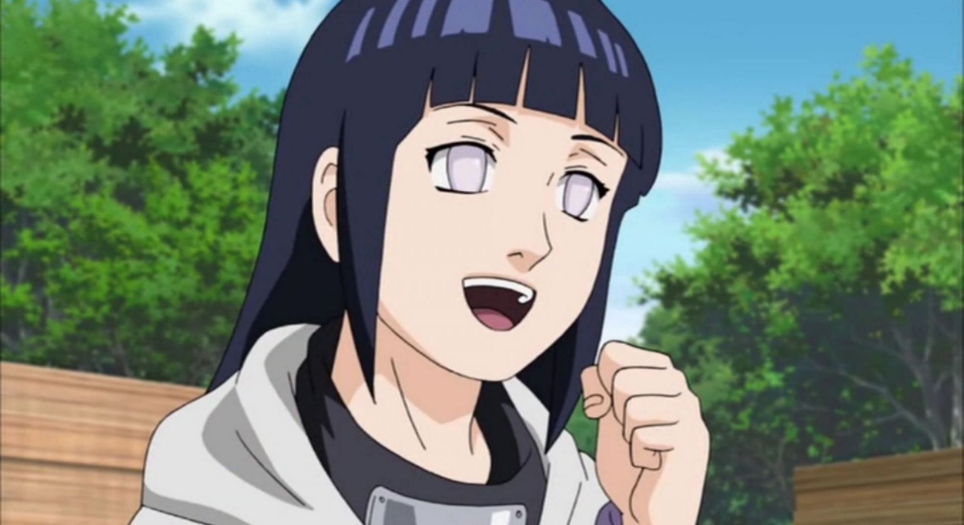 Hinata Hyuga, as seen in Naruto (image via Studio Pierrot)