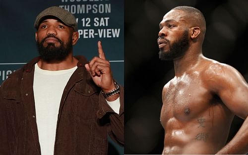 Yoel Romero (left) and Jon Jones (right) (Images via Getty)