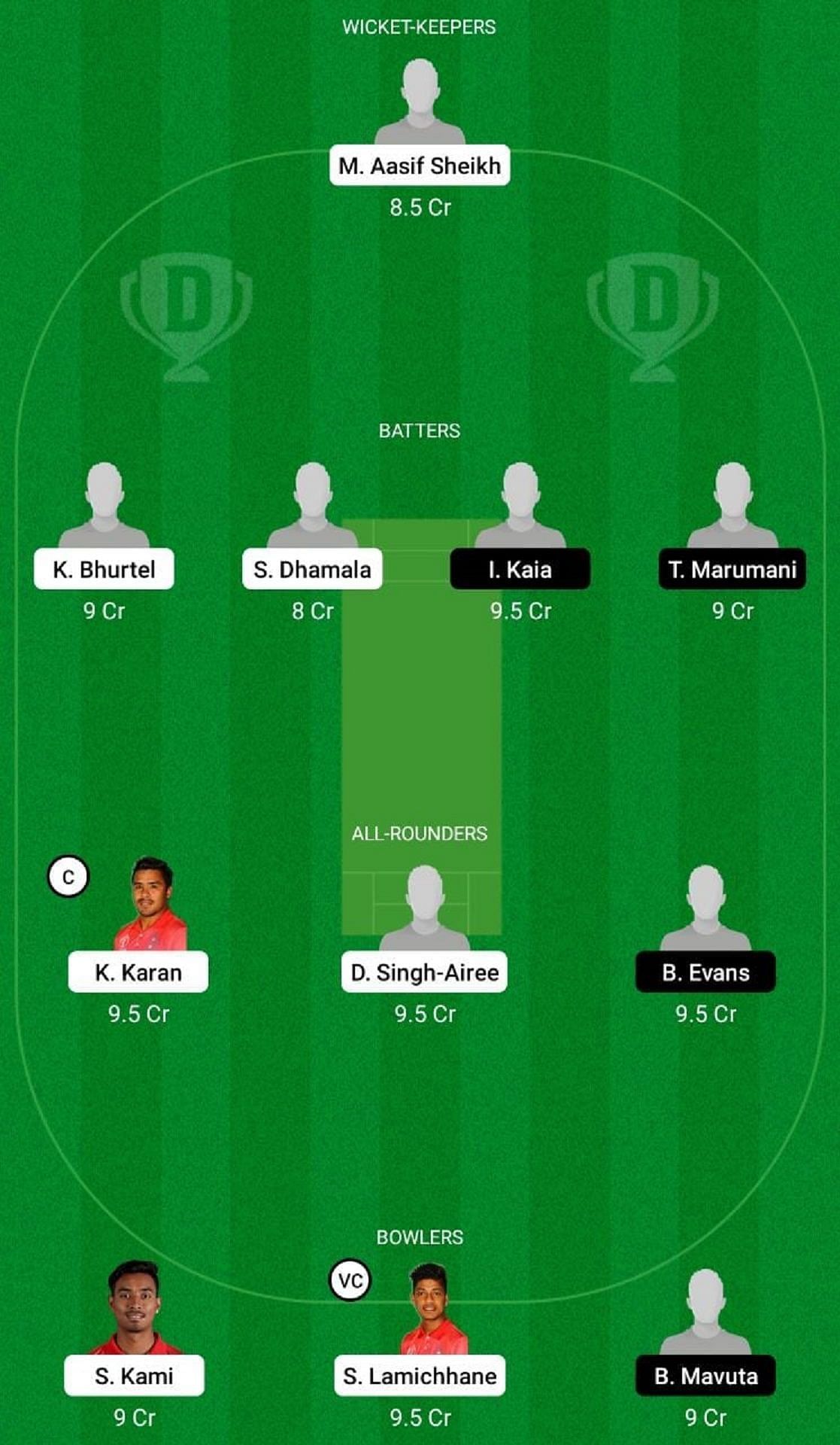 NEP vs ZIM-A Dream11 Fantasy Suggestion #1