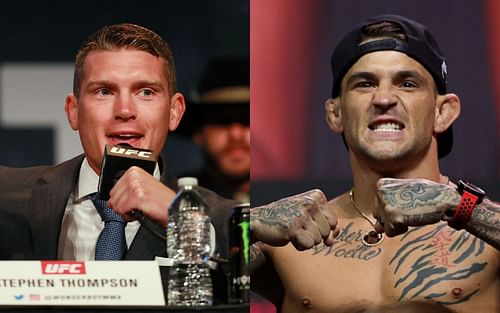 Stephen Thompson (left) and Dustin Poirier (right)