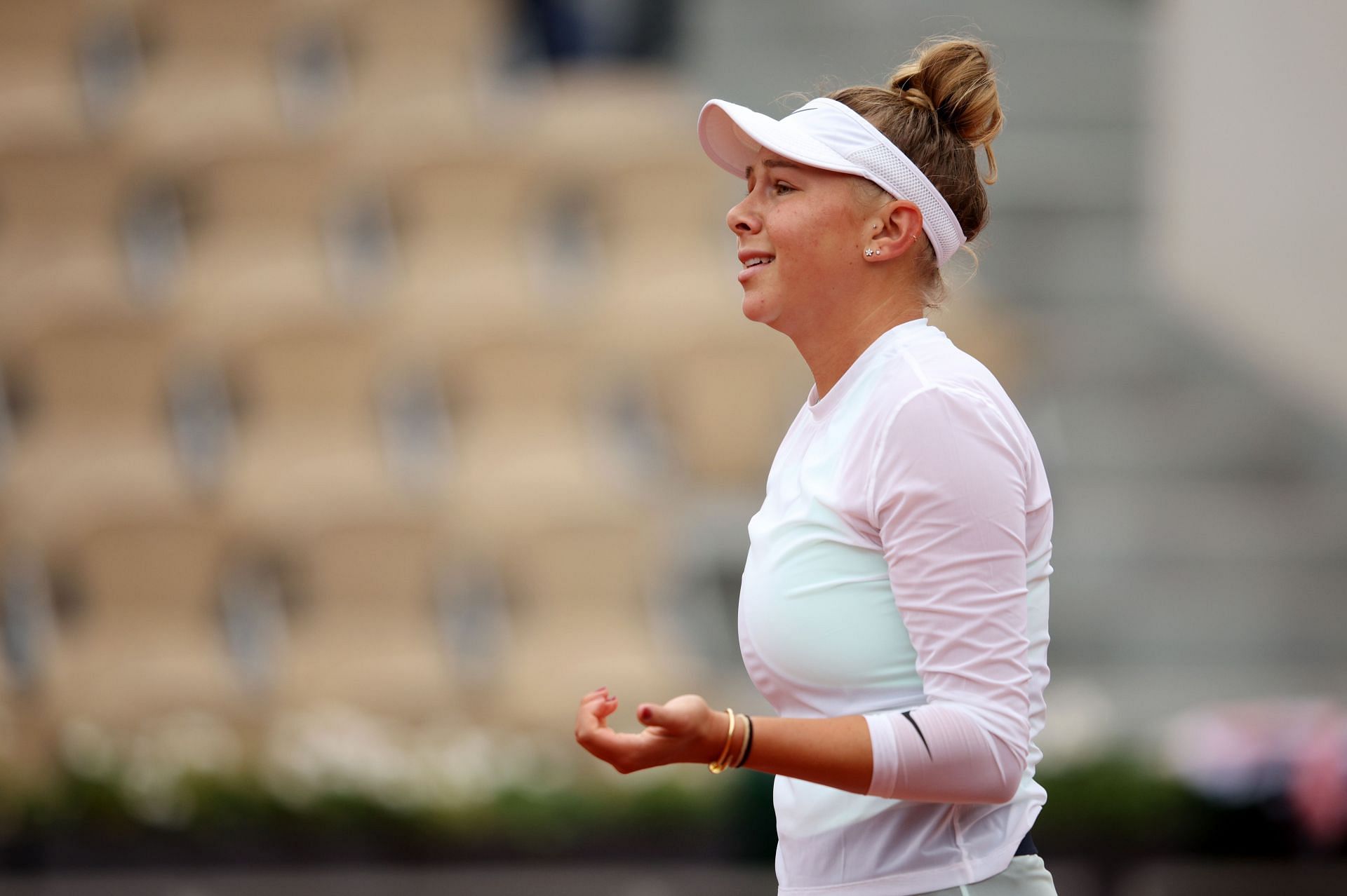 Anisimova at the 2022 French Open