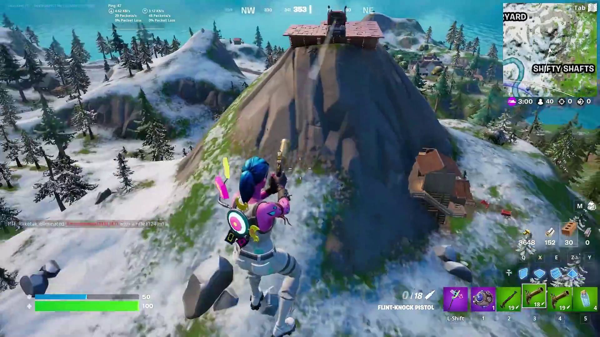 The glitch would result in the looper being launched to a greater distance (Image via YouTube/GKI)