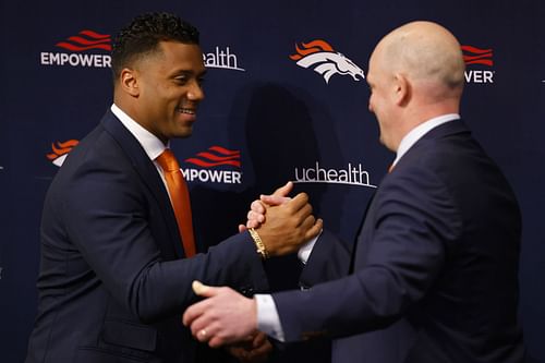 Denver Broncos Introduce Quarterback Russell Wilson