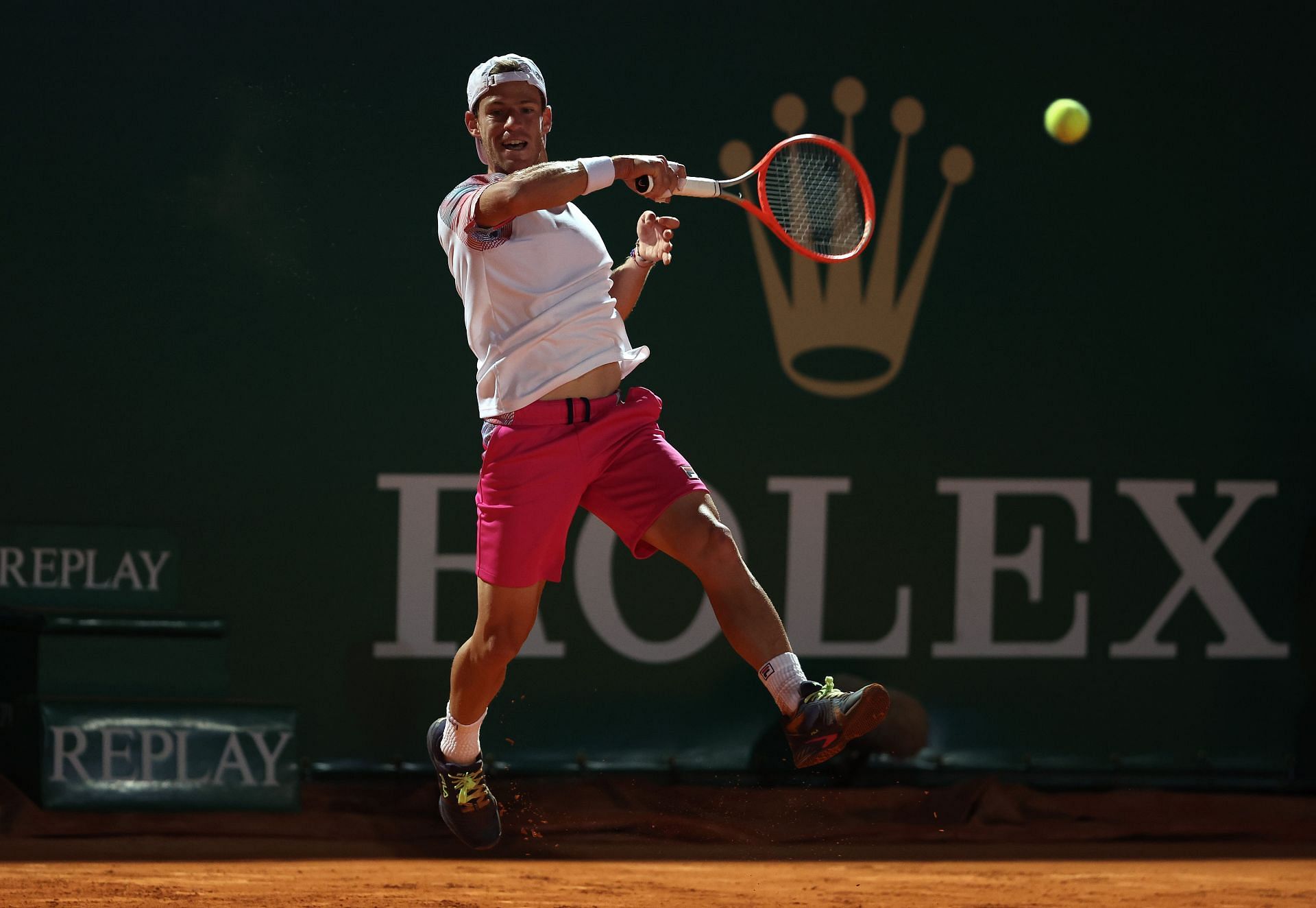 Schwartzman at the 2022 Rolex Monte-Carlo Masters.