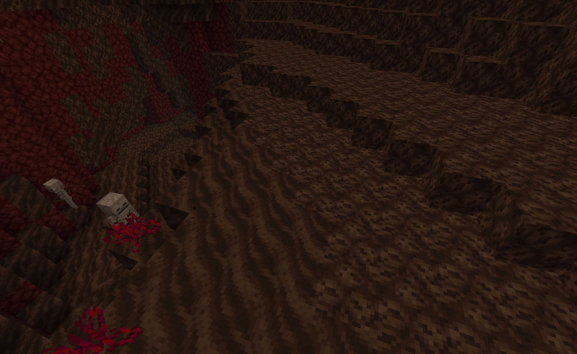 Soul soil vs soul sand found in the nether (Image via Minecraft)