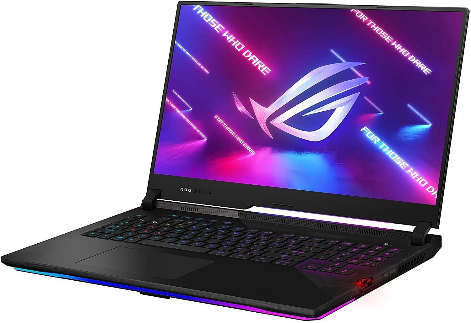 The ASUS ROG Strix SCAR 17 G733&#039;s design is sturdy, with the lid made up of metal and the chassis of plastic (Image via Amazon)