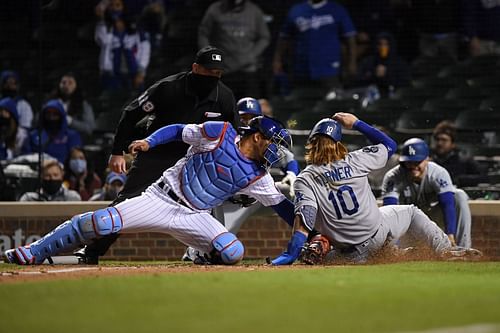 Los Angeles Dodgers v Chicago Cubs