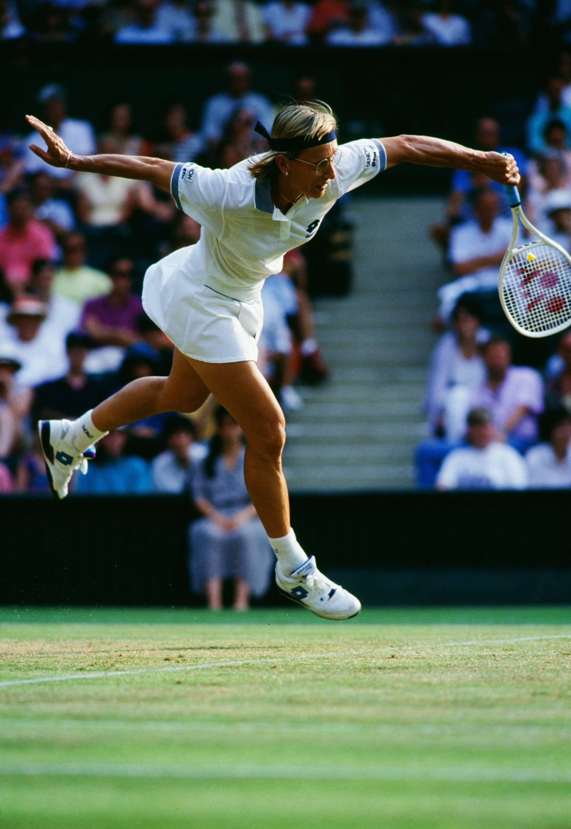 Martina Navratilova at Wimbledon in 1992