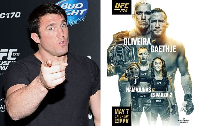Chael Sonnen shares which UFC 274 title fight he believes is being "under-promoted" by the UFC