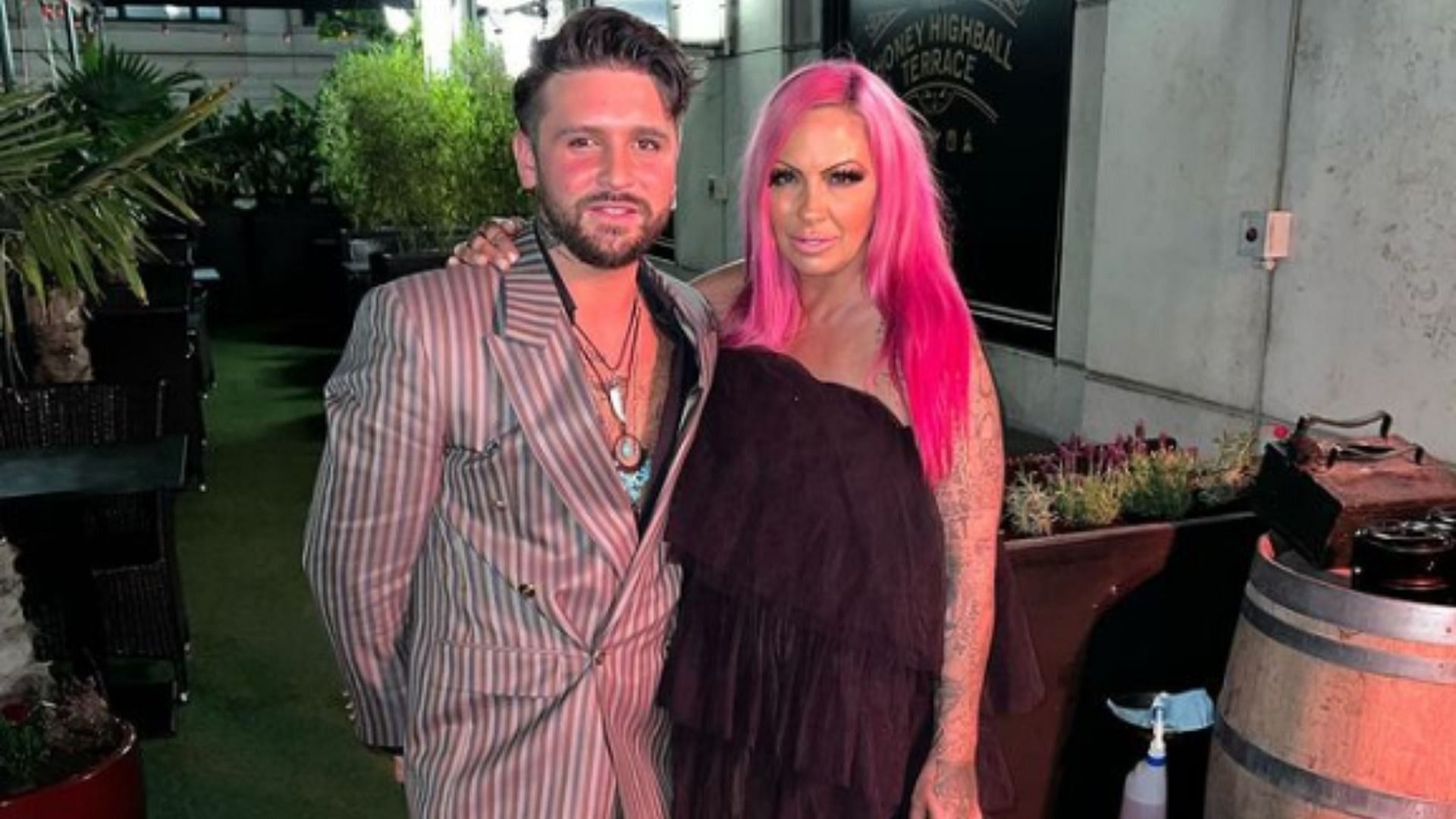 Jodie Marsh and Billy Collins started dating in 2019 and have an age gap of 17 years between them. (Image via Instagram/@jodiemarshtv)