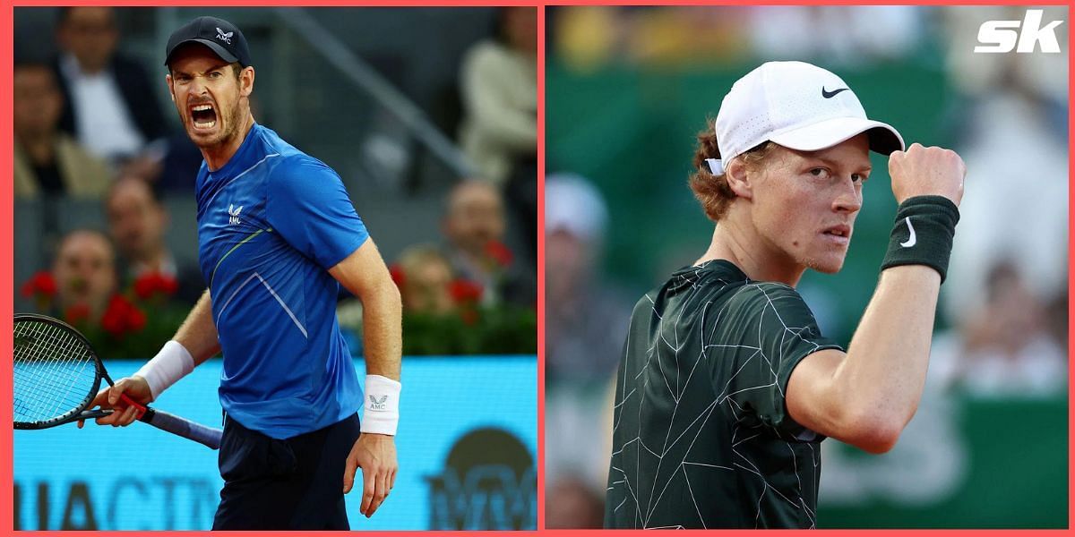 Andy Murray and Jannik Sinner won their respective matches at the Madrid Masters
