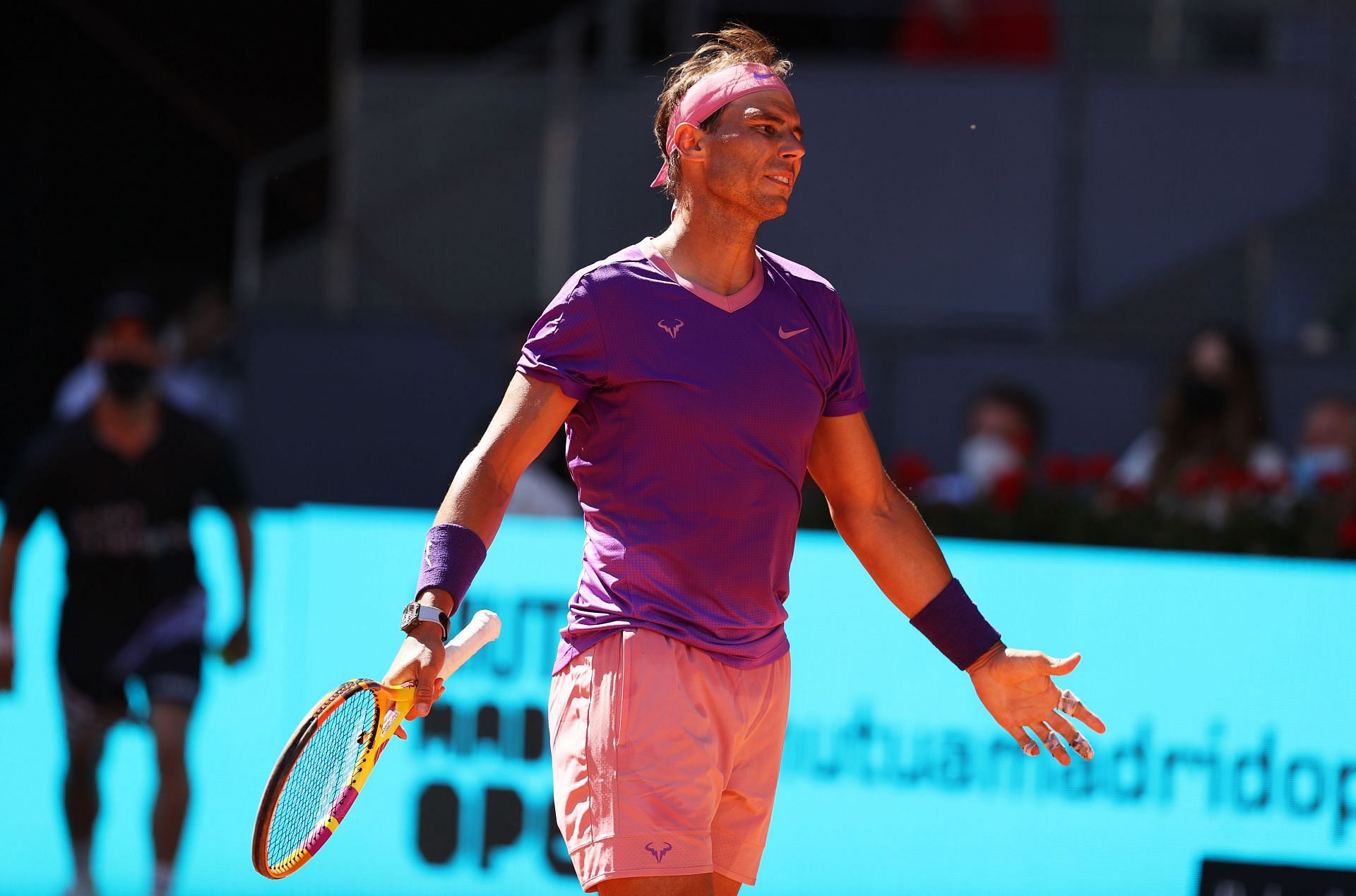 Rafael Nadal at the 2021 Mutua Madrid Open