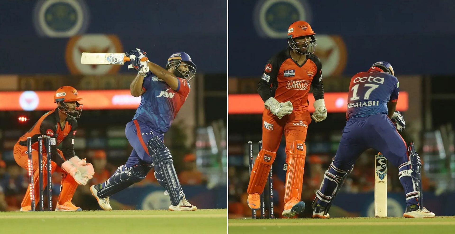 Shreyas Gopal cleaned up Rishabh Pant with a full toss (Credit: BCCI/IPL)