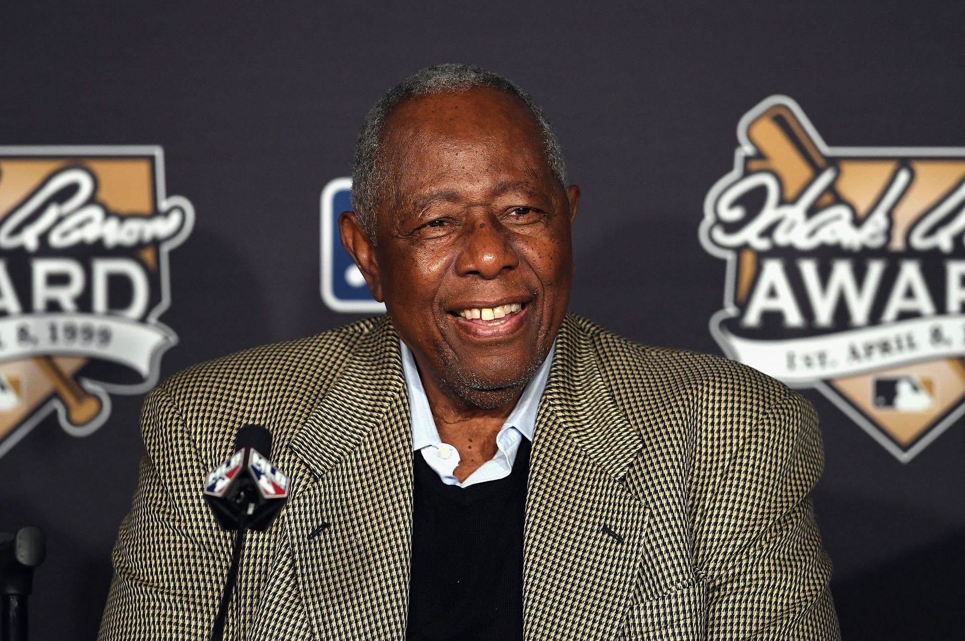 Baseball Hall of Famer and Braves legend Hank Aaron