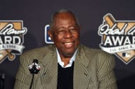 Baseball Hall of Famer and Braves legend Hank Aaron