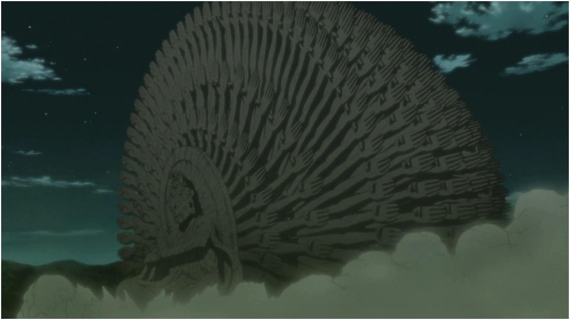 Sage Art Wood Release: True Several Thousand Hands as seen in Naruto (Image via Studio Pierrot)