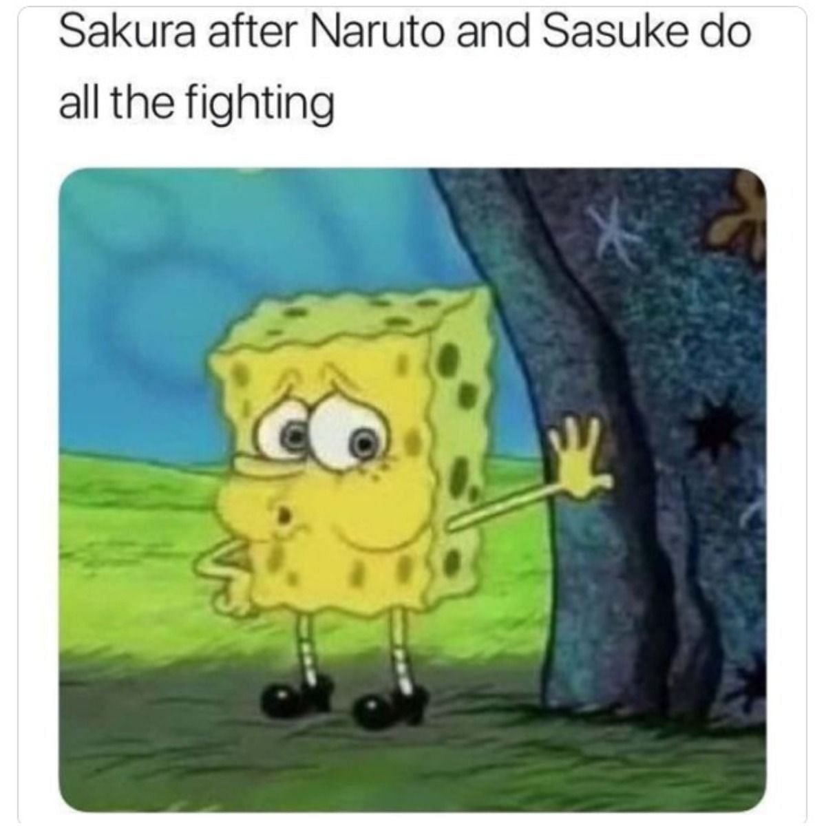 Sakura and her lack of contribution (Image via Reddit)