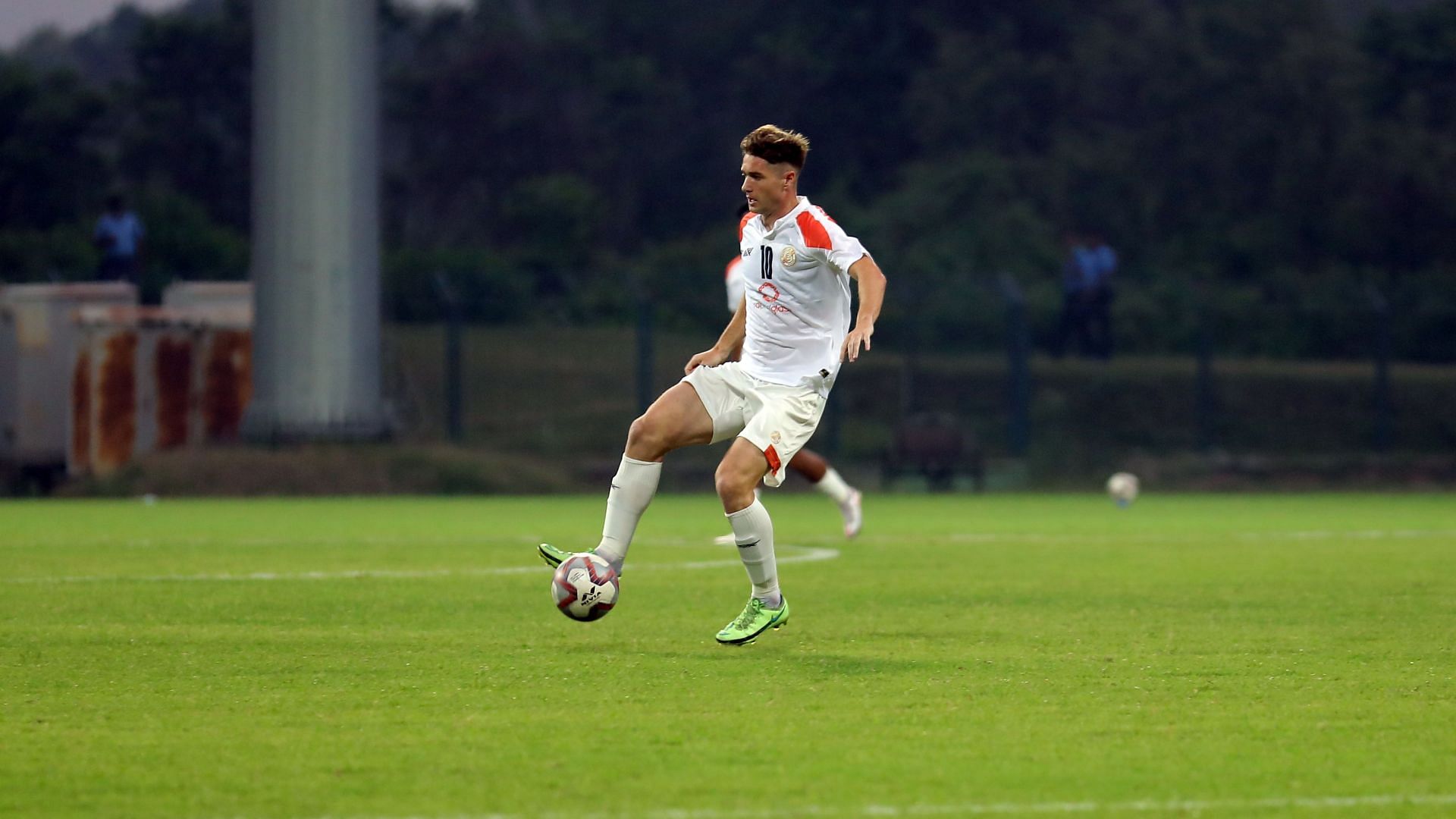 RoundGlass Punjab FC midfielder Joseba Beitia in action for the Warriors during I-League 2021-22 (Image Courtesy: RoundGlass Punjab FC)