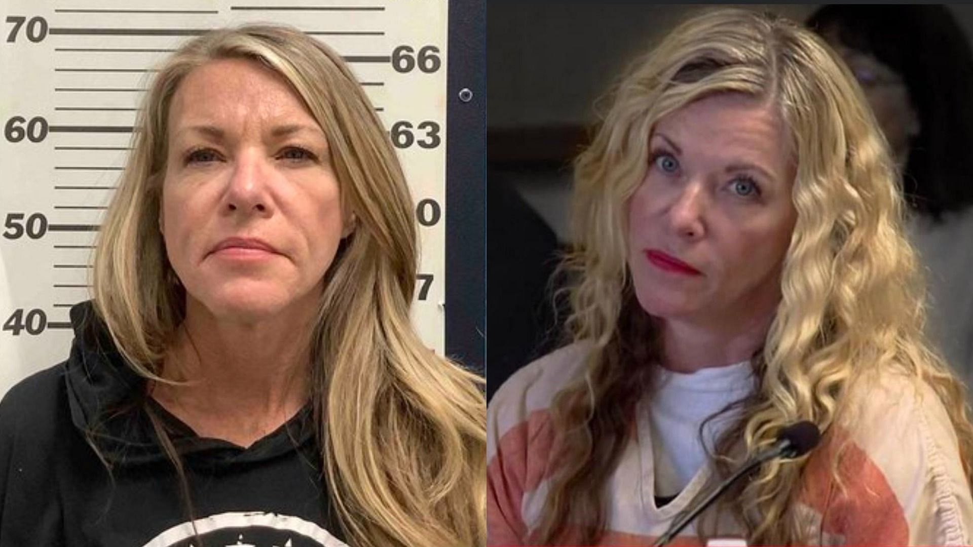 Lori Vallow Vallow and her husband Chad Daybell were both indicted on conspiracy to commit murder and first-degree murder in connection to the death of their children (Image Cathy Russon/Twitter and Julie Grant/Twitter)