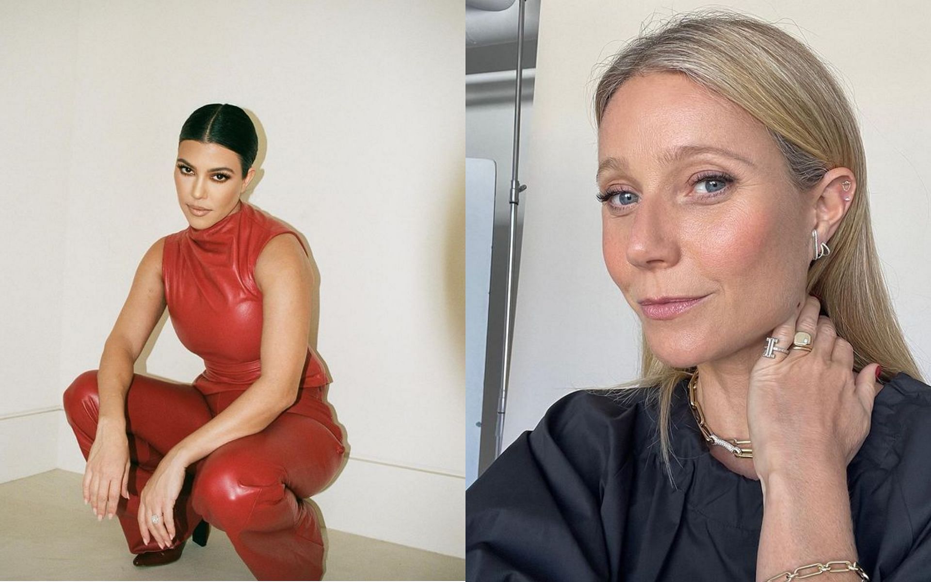 Kourtney Kardashian and Gwyneth Paltrow collaborate together for a candle lauch (Images via Kourtneykardash and gwynethpaltrow/Instagram)