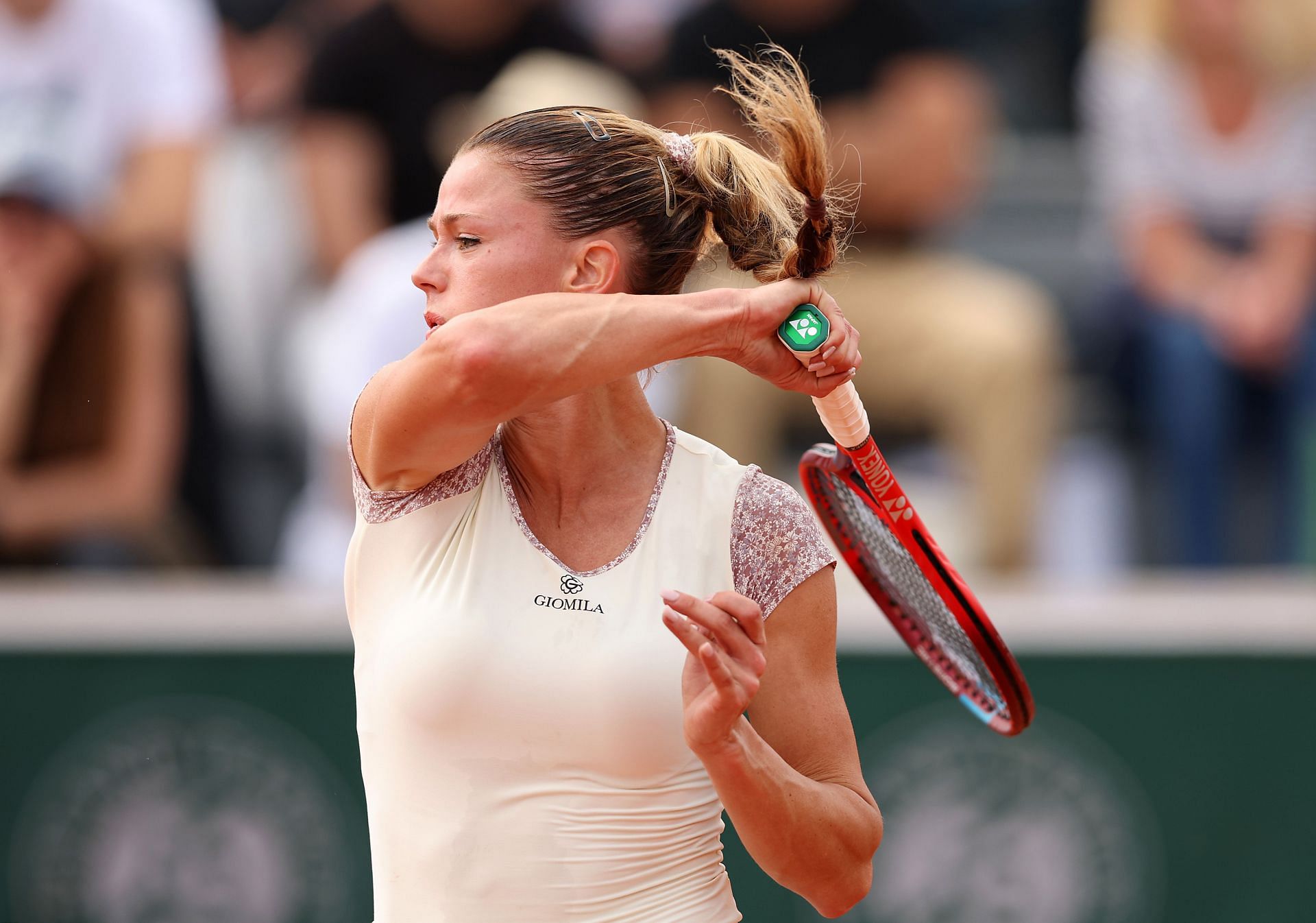 Camila Giorgi at the 2022 French Open