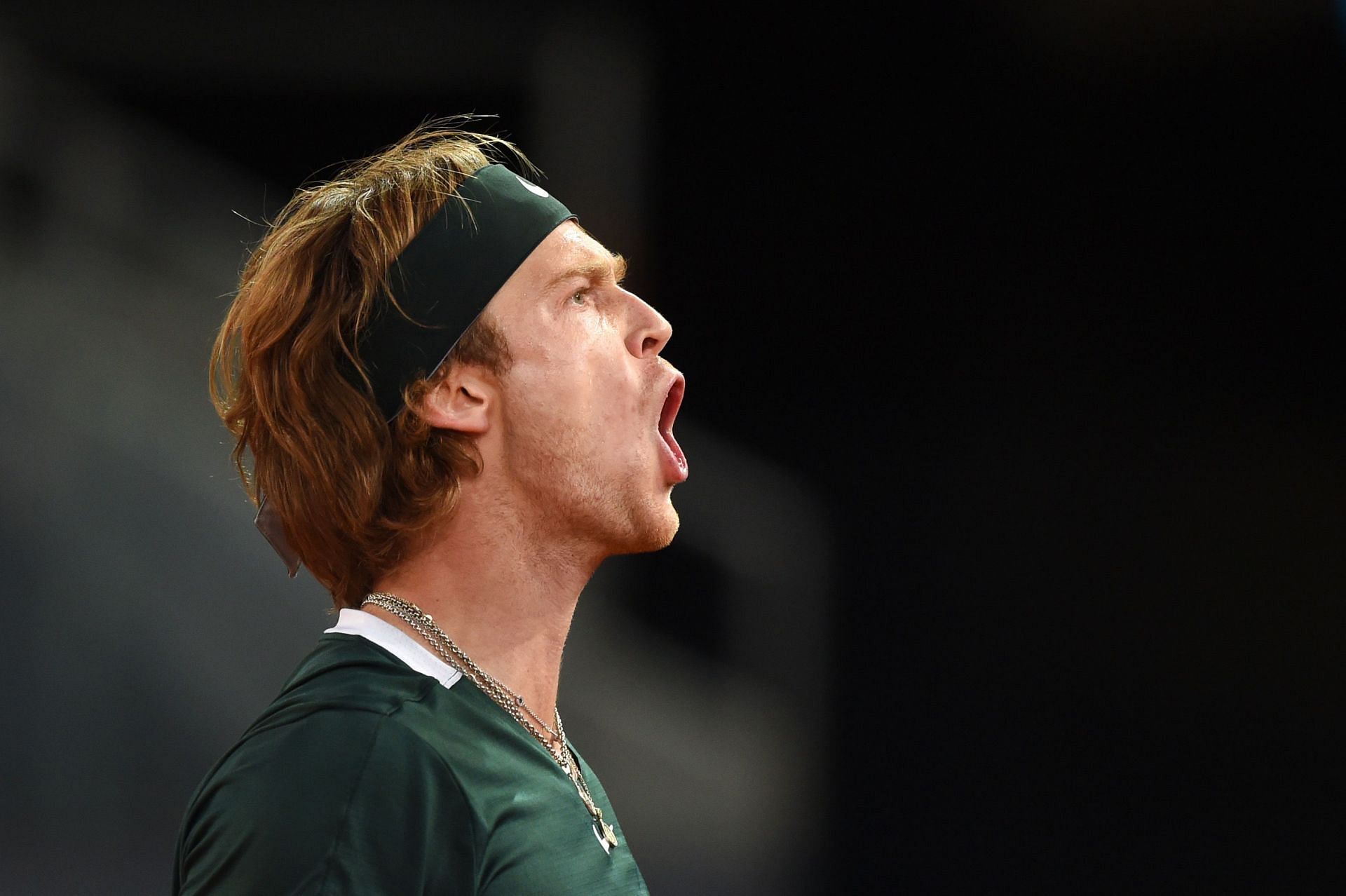 Andrey Rublev at the Mutua Madrid Open