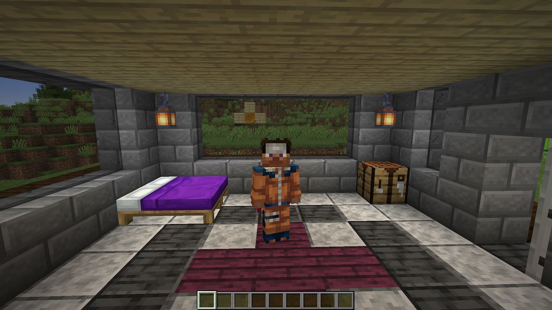 The Naruto Steve skin (Image via Minecraft)