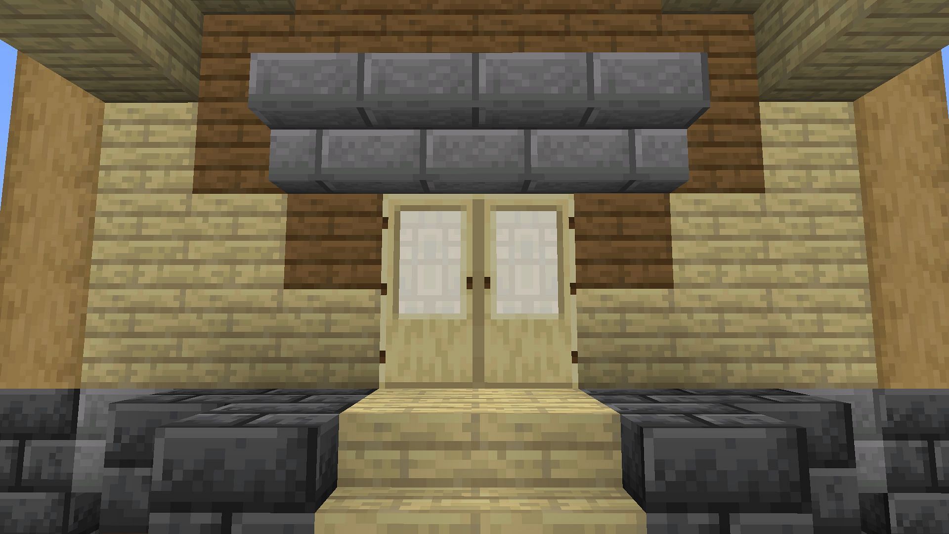 Double doors (Image via Minecraft)