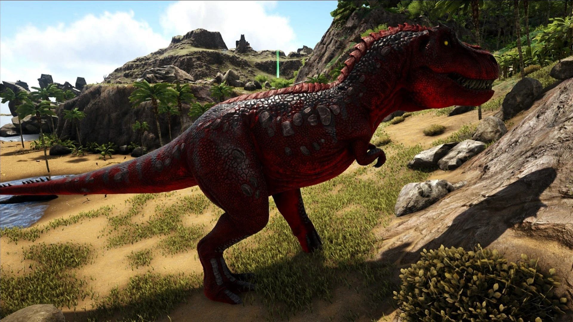 Alpha Rex is one of the rarest creatures on ARK Lost Island (Image via Smilegate)