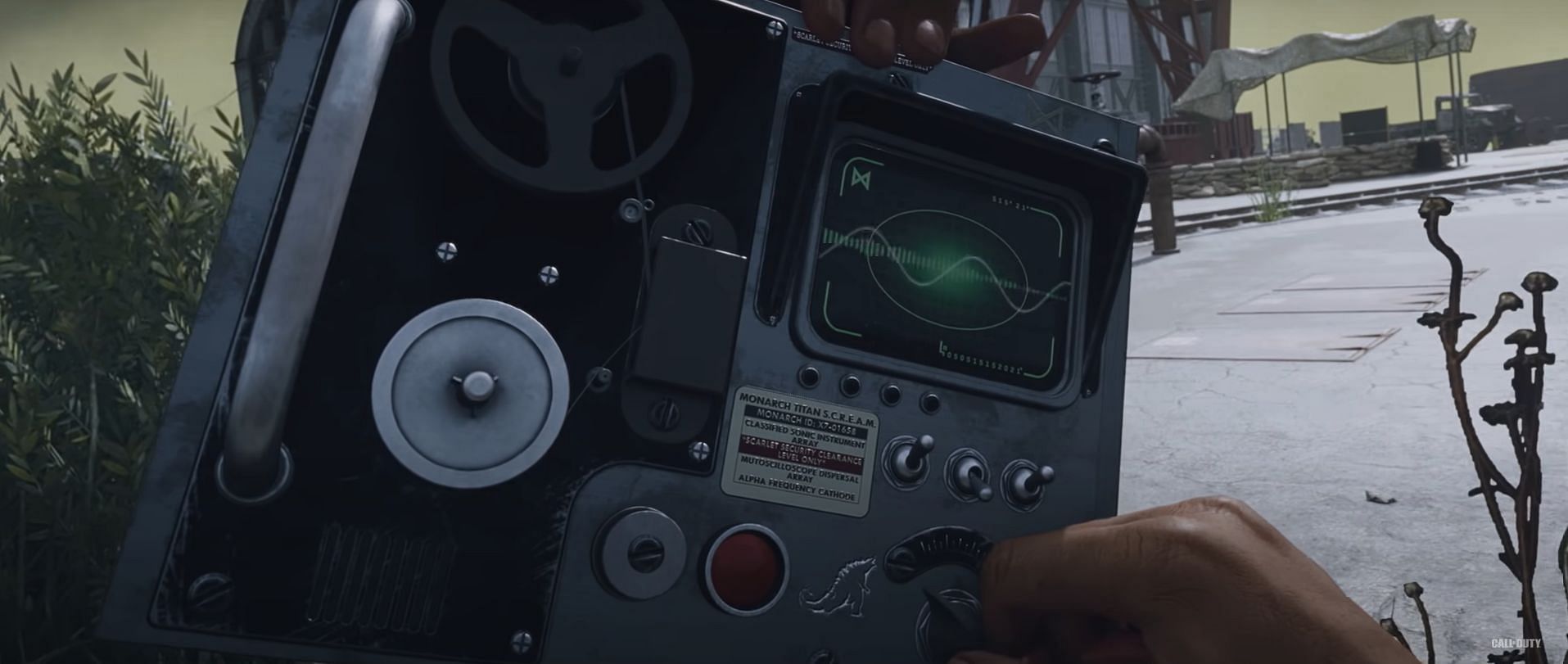 S.C.R.E.A.M device in Operation Monarch (image via Activision)