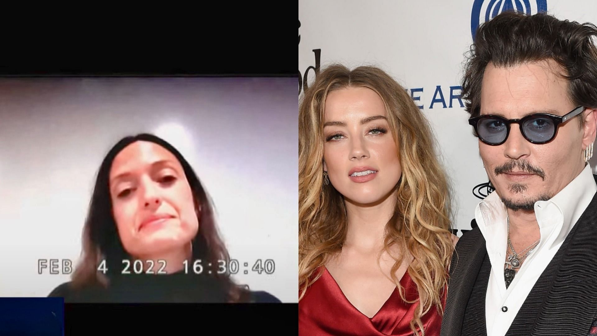 Nurse Erin Falati recently testified in the Johnny Depp vs. Amber Heard defamation trial (Image via Law &amp; Crime Network/YouTube and Getty Images)